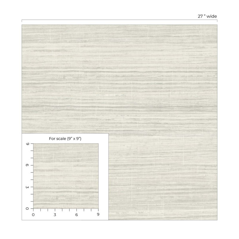 Rouleau de papier peint L 27 pi x l 27 po Martensdale, Gris lunaire