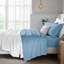 Ensemble de draps en coton égyptien de couleur unie à densité de tissage de 650 fils avec poches profondes-699434646-699434655