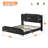 Upholstered  Heavy Duty Bed Frame-650458843-650458841