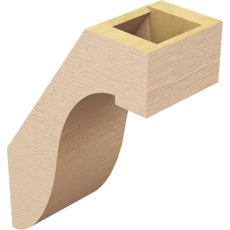 Attelle de genou Del Monte, H 14 po x l 5 po x P 10 po