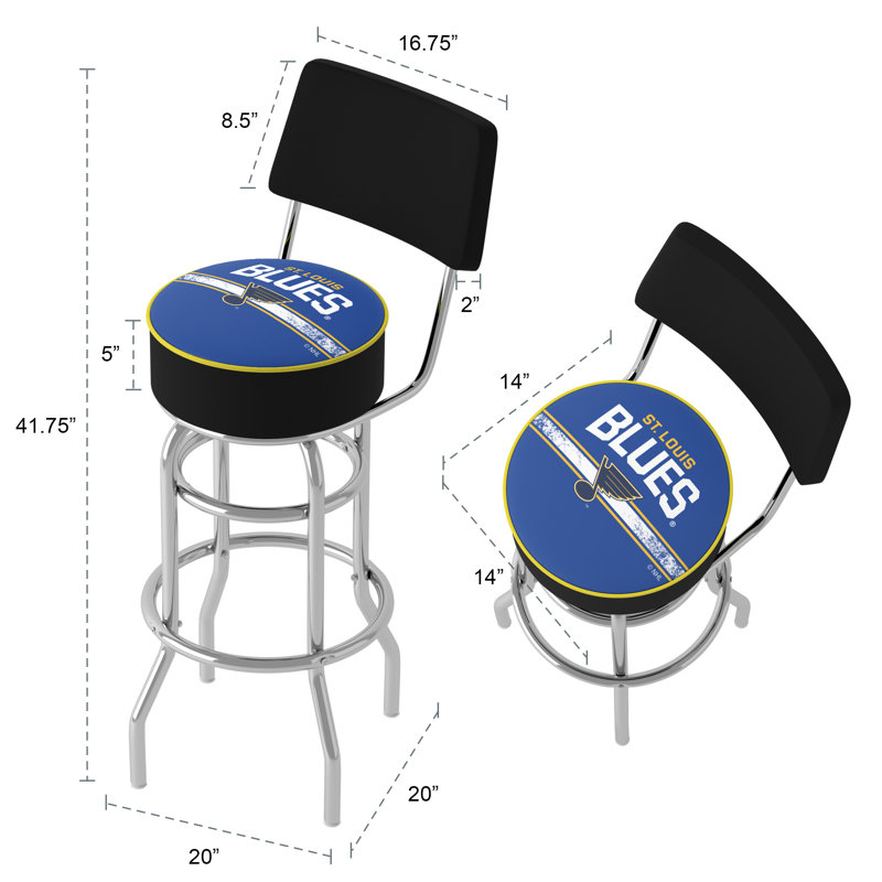 Tabouret pivotant non fini 31 po
