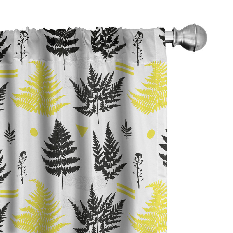 Rideaux à 4 panneaux East Urban Home, L 56 po x L 84 po