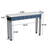 Mid-Century Mirrored Console Table With Solid Wood-1240615469