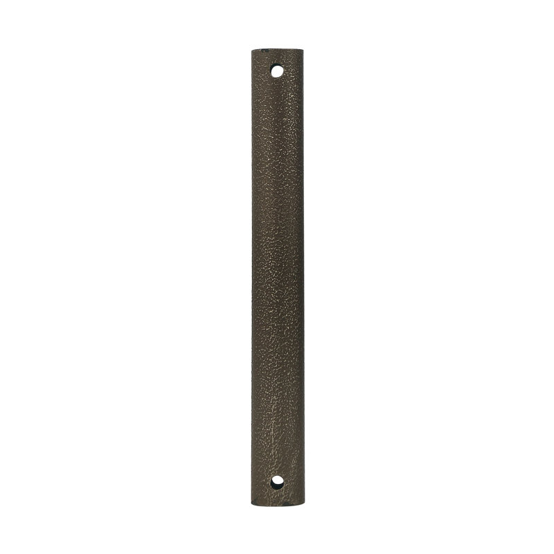 Steel Fandelier Downrod, Charred Iron, 4" H x 1" W x 1" D