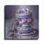  «Lavander Macaroon Cake» par Rey Klimt, art mural en métal, 12 po x 12 po-1360950164