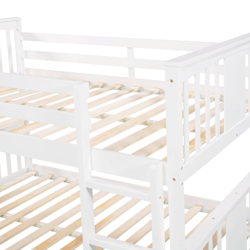 Lit plateforme Imery, Blanc, Double