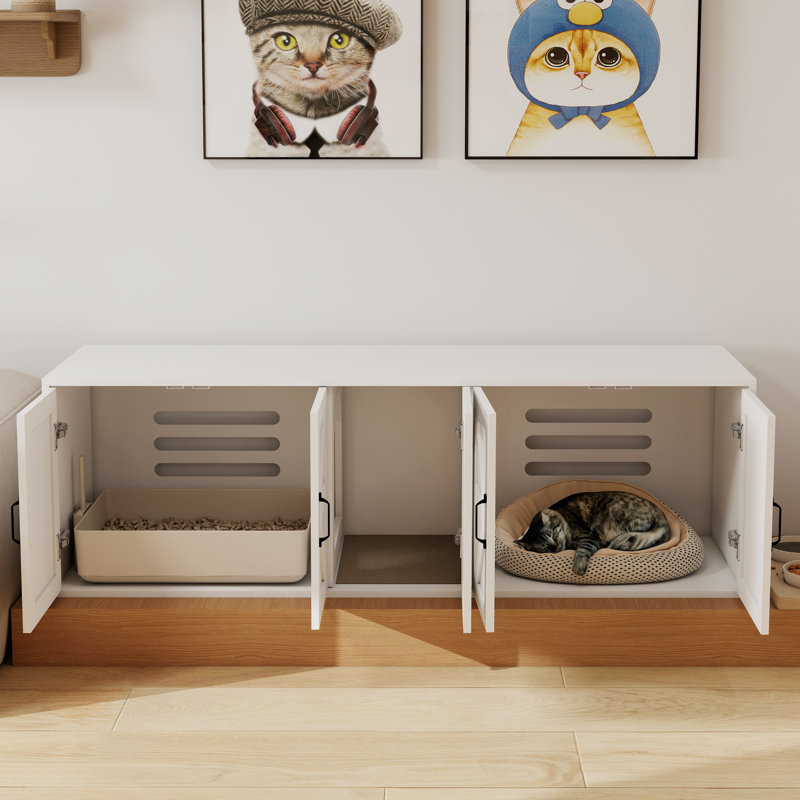 Double-sided Cat Litter Box