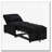 Upholstered Velvet Convertible Sleeper Chair with Adjustable Backrest and Pillows-1815545667