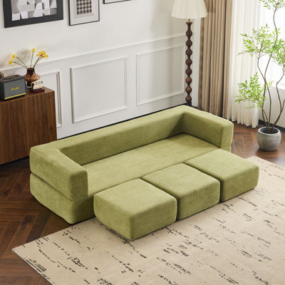 Canapé modulaire polyvalent, détachable, combinable et inclinable, canapé-lit à double usage pour petits appartements, maisons de location, salons et chambres à coucher