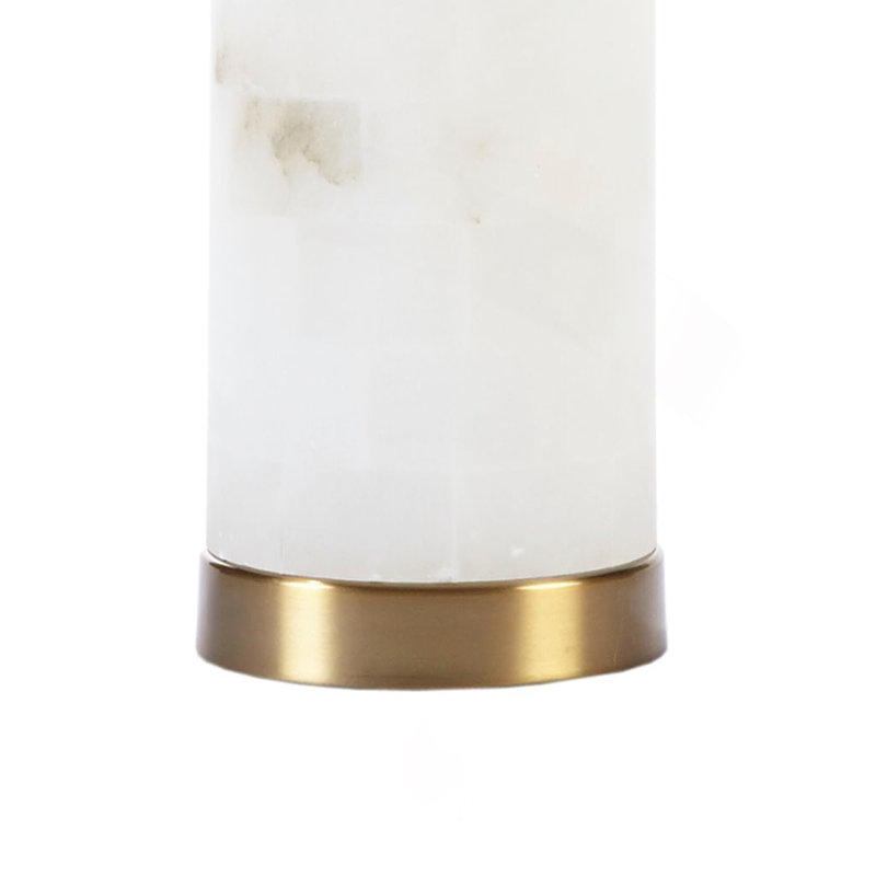 Lampe de table en albâtre