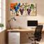 Abstrait vigne sur toile tendue sur toile tendue, ensemble de 1-2004267054