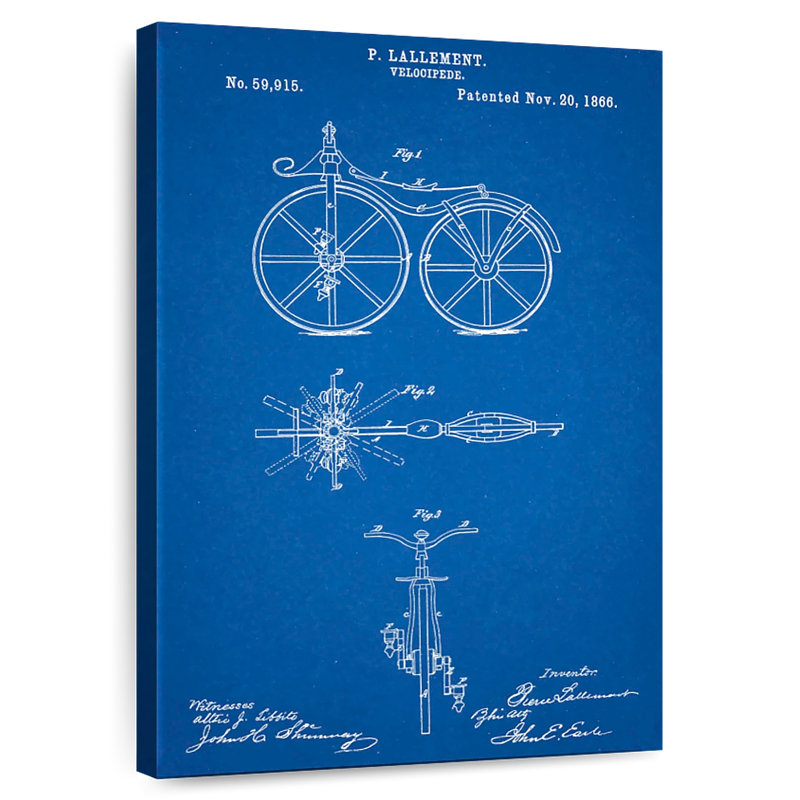 Affiche «Blueprint First Cycle 1866 Kynaat», H 24 po x l 16 po