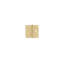 Deltana S44R4BK4S 4" x 4" x 1/4" Radius Hinge, Residential in Brushed Brass Pair