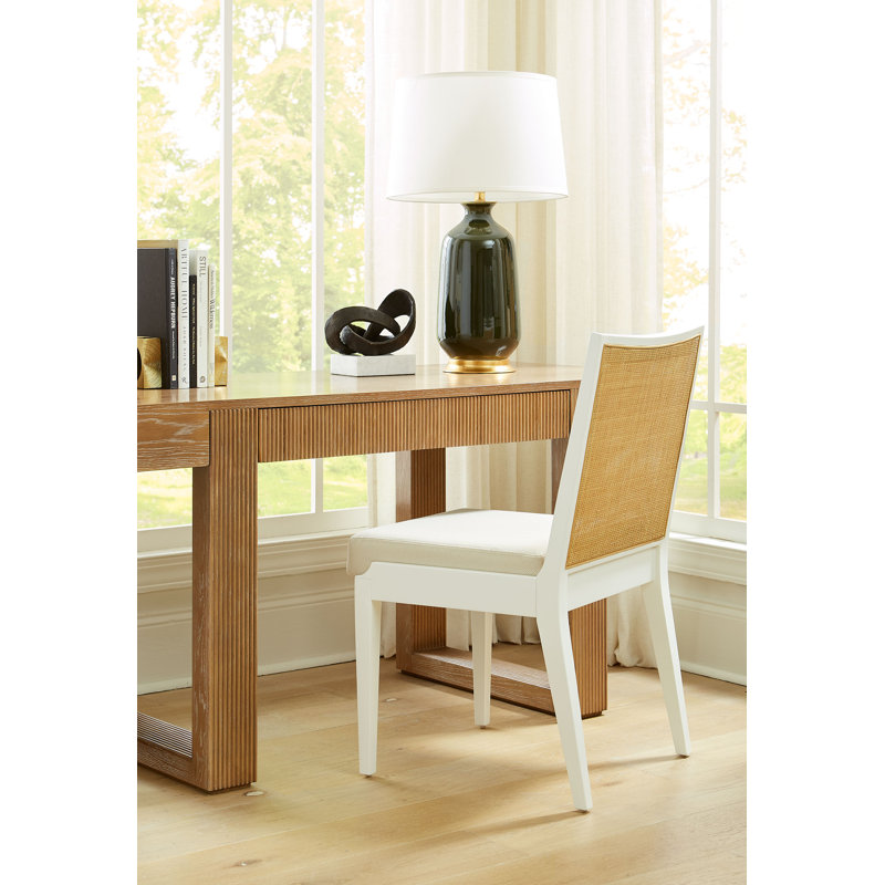 Ernest Solid Wood Dining Chair, White