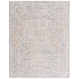 Oriental Area Rug in Gray/Gold