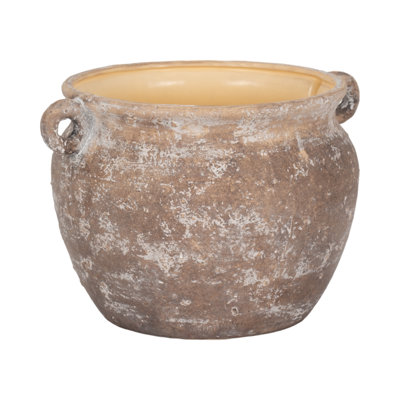 Hooge Textured Stoneware Jug Planter