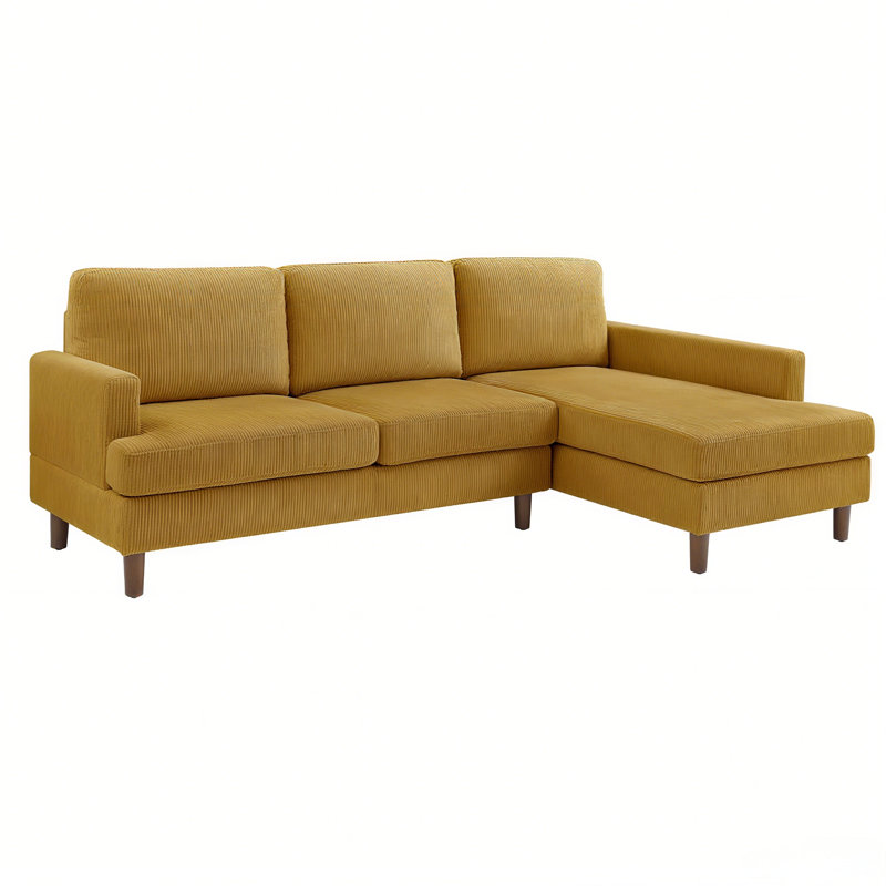 Canapé modulaire 97 po Corduroy