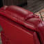 Fauteuil inclinable de 35,25 po en similicuir de luxe avec porte-gobelet-1633005115