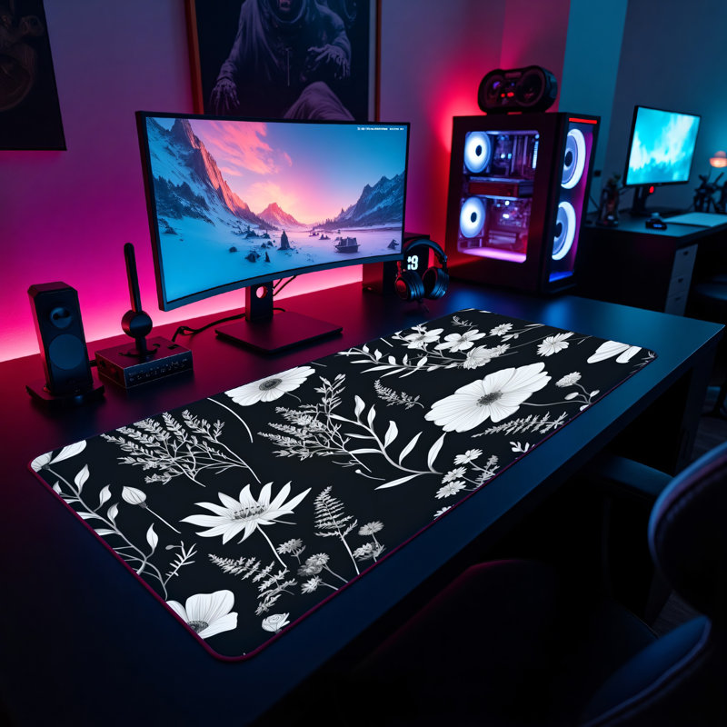 Polyester Desk Pad, 31.5x15.5