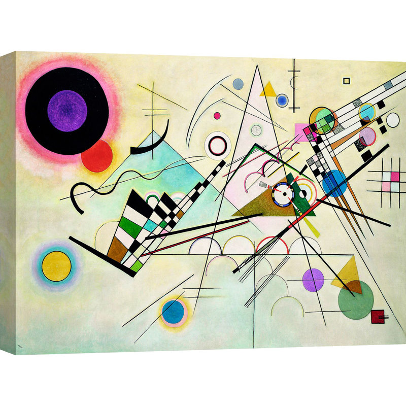 Composition VIII by Wassily Kandinsky - Wrapped Canvas Painting, 40cm H x 60cm W x 4cm D