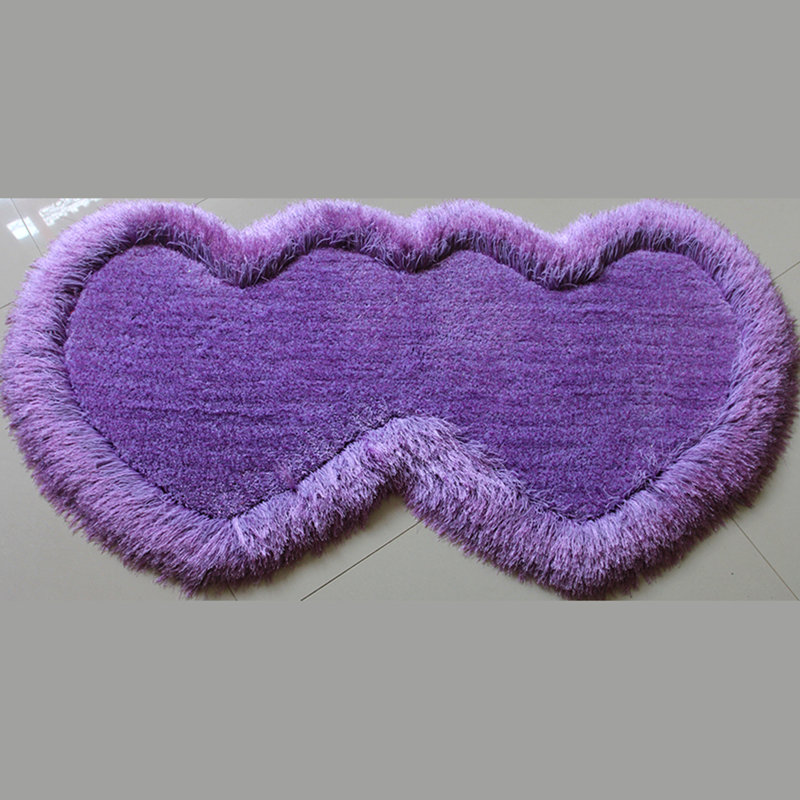 Tapis lavande touffeté à la main Mojica