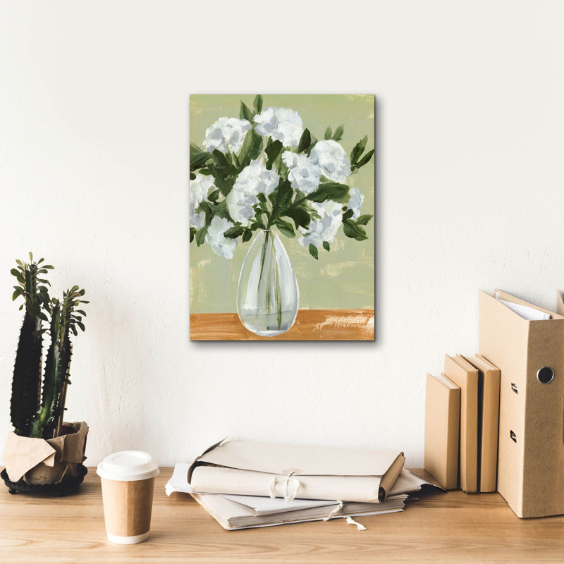 Toile épique Graffiti «Vased Viburnum 2» par Annie Warren, 12 po x 16 po, H 16 po x l 12 po