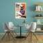 Hibou sage lisant, style rétro vintage, abstrait, oiseau hibou, paysage forestier, affiche murale-706327482