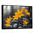 Toile avec cadre flottant noir