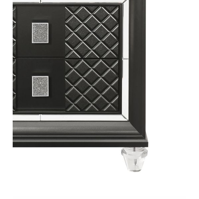 Nightstand With Multiple Functional Drawers