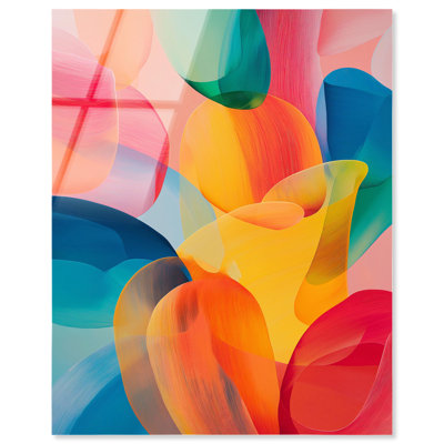 Whispering Hues I Living Room Art Acrylic Print by Art Remedy
