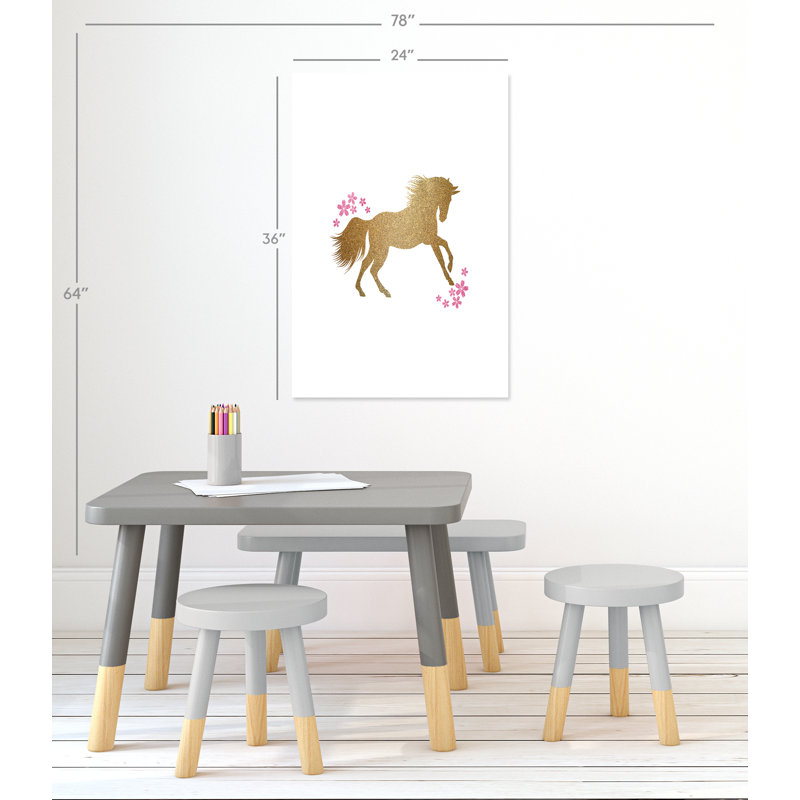 Rolled Be a Unicorn 1, impression sur papier, H 36 po x l 24 po x P 1 po