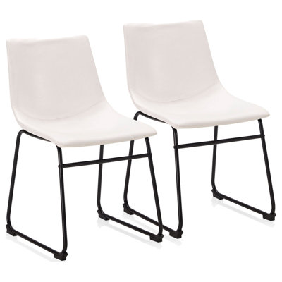 Upholstered Counter Stool with Metal Frame
