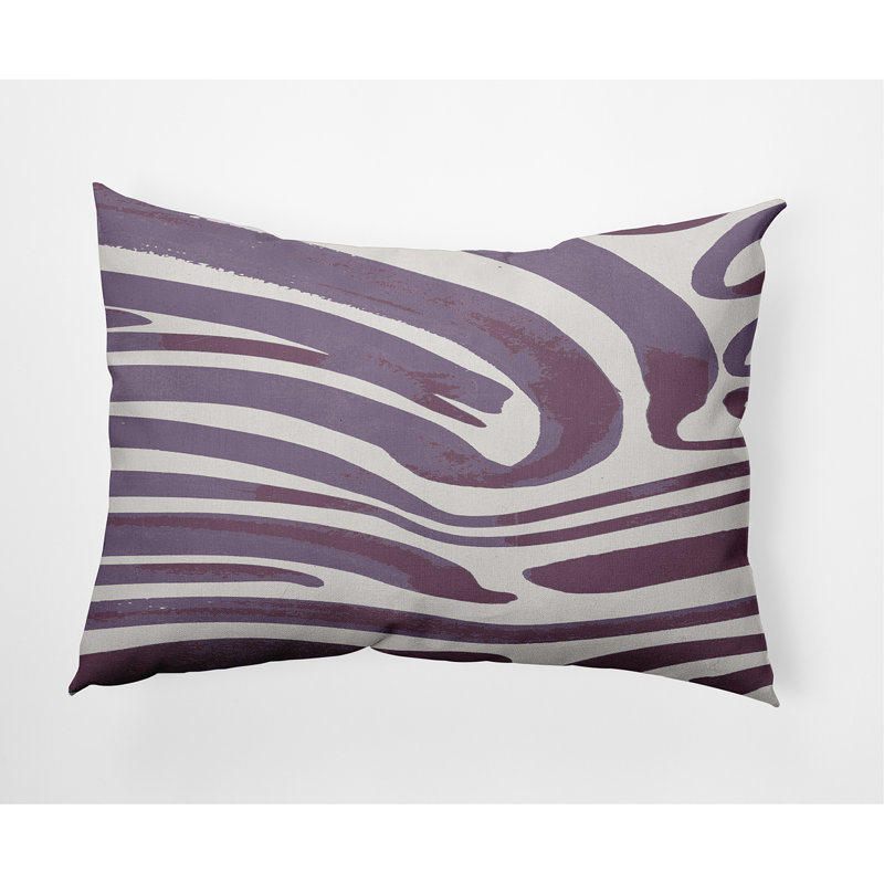 Reversible Throw Pillow, Purple