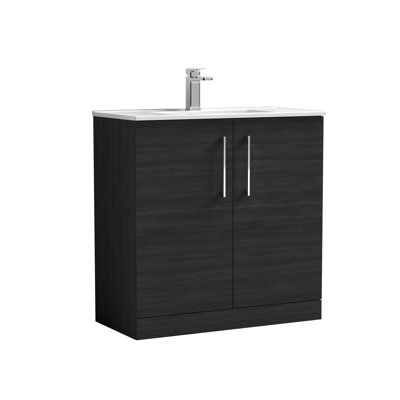 Arno 800mm Single Bathroom Vanity with Integrated Vitreous China Basin