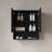Wall-Mounted Striped Bathroom Cabinet With Doors-1563813573