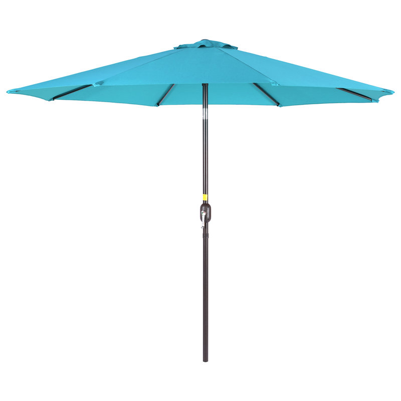 Parasol de terrasse 9 pi, Bleu lac