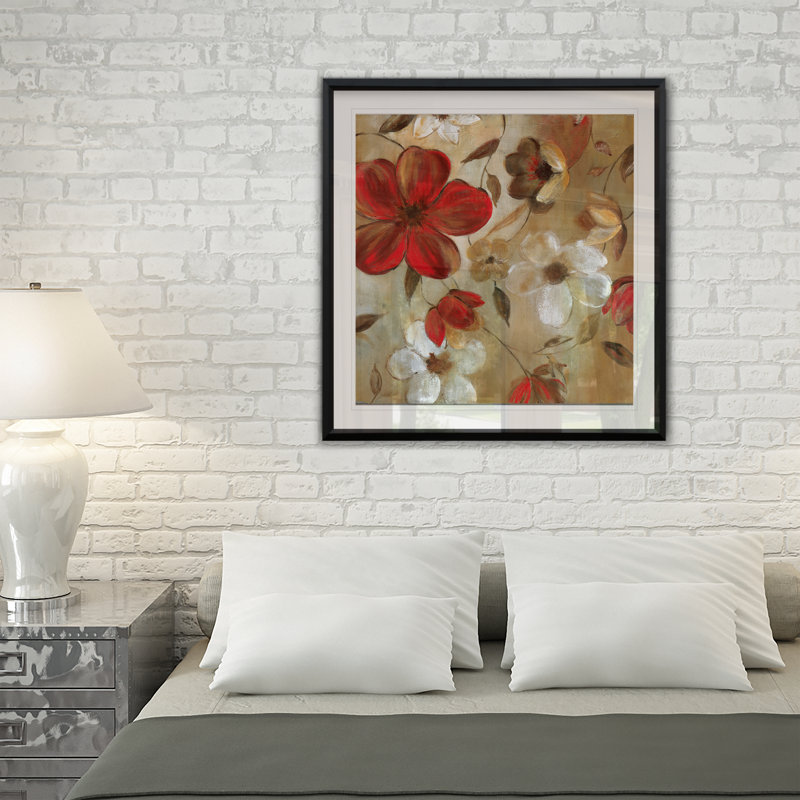 «Ready for Red I», reproduction encadrée, H 17,5 po x l 17,5 po x P 1,5 po