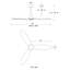 Arquita 48'' 3-Blade DC Ceiling Fan with 3CCT dimmable LED Lights and Remote Contontrol