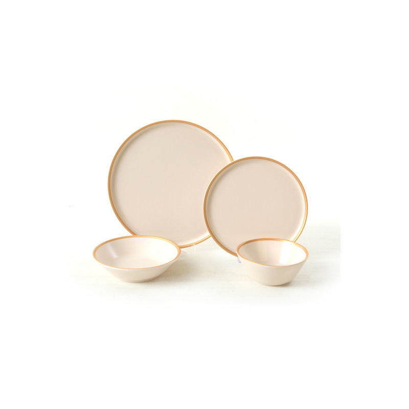 Nichalous 24 Piece Ceramic Dinnerware Set - Service for 6