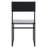 Rowayda 18'' H Leather Upholstered Metal Armchair-846915522
