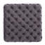 Repose-pieds carré gris en velours avec rangement capitonné et repose-pieds de 29 po-129458554-129458553