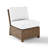 Mosier Wicker Outdoor Armless Lounge Chair , Sunbrella® Cushions Included-920965052-905569788