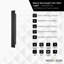 Carson-Minimalist Black Metal Rectangular Wall Light – Sturdy Design with Built-in LED