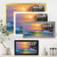 «Morning Sun on Sea Waves» par les pins - Peinture sur toile-59917257-59917258