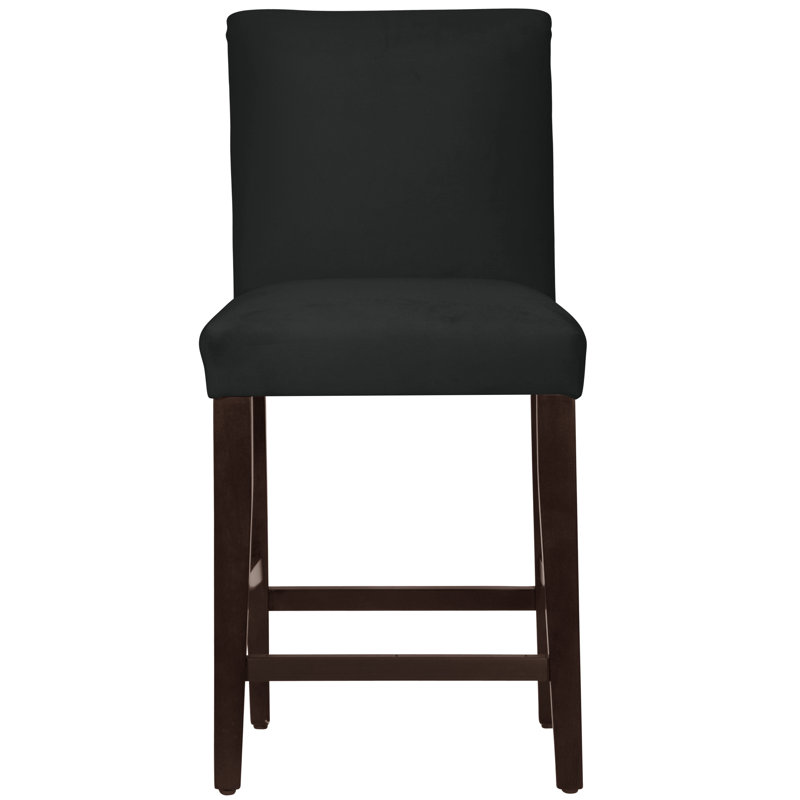 Tabouret de bar et de comptoir Hadrien, Tabouret de comptoir (siège d'une hauteur de 26 p, Espresso