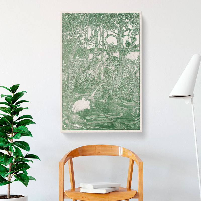 Two Herons by Theo Van Hoytema - Wrapped Canvas Painting, 60cm H x 40cm W x 3cm D