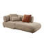 Canapé modulaire avec repose-pieds Carrick BEIGE SANDWICH