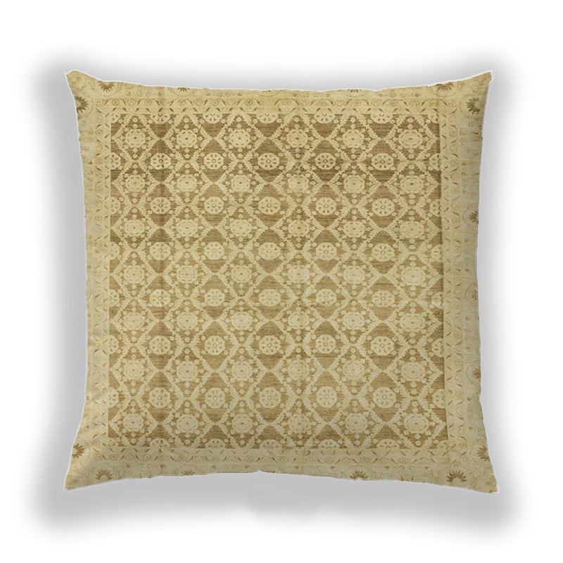 Coussin décoratif abstrait 2496, Microsuède