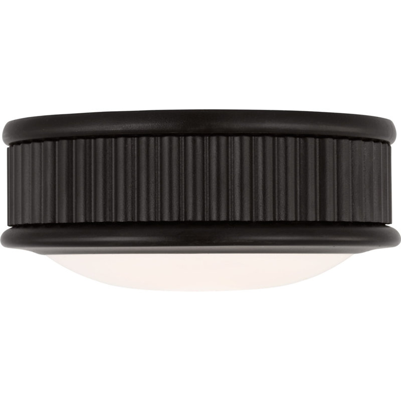 Ritz Flush Mount, 2" H x 5" W x 5" D, Aged Iron