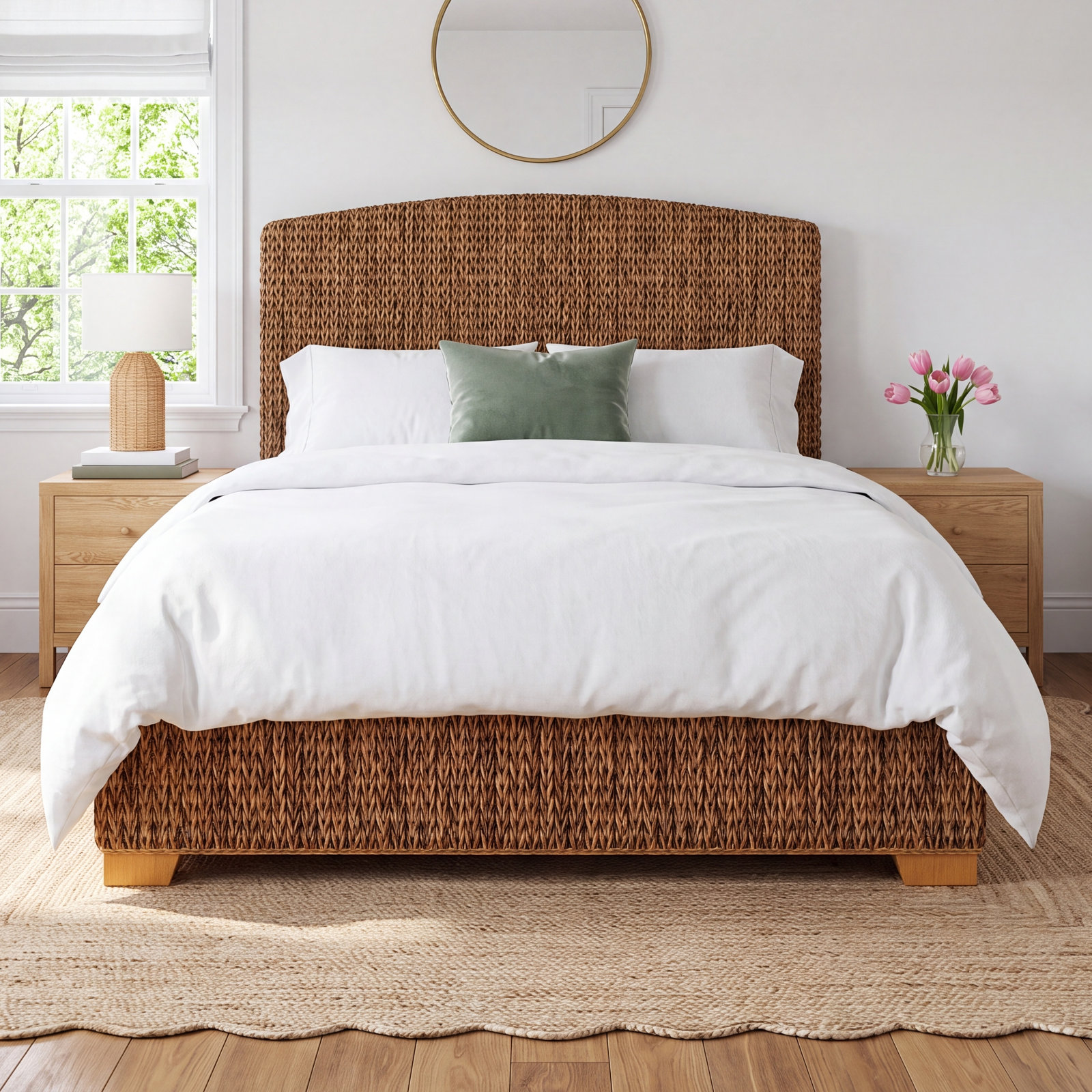Arleen Mahogany Bed, King